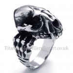 Titanium Dragon Skull Ring