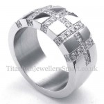 Titanium Cross Ring