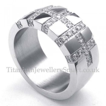 Titanium Cross Ring