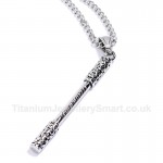 Titanium Retro Mens Pendant