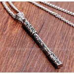 Titanium Retro Mens Pendant