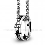 Titanium Mens Retro Pendant