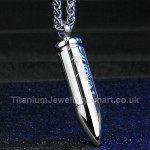 Titanium Bullet Mens Pendant