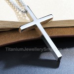 Titanium Cross Unisex Pendant