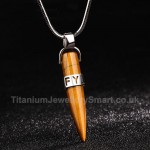 Titanium Mens Retro Pendant