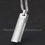 Titanium Cross Mens Pendant