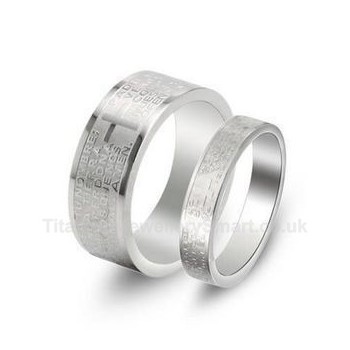 Titanium Cross Ring