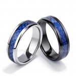 Titanium Carbon Fiber Unisex Ring