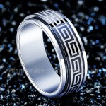 Titanium Rotatable Mens Ring