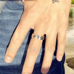 Titanium Retro Mens Ring