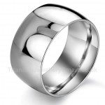 Titanium Mens Black Ring