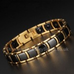 Titanium,Ceramic Mens Bracelet