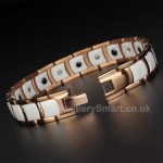 Titanium,Ceramic Mens Bracelet