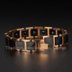 Titanium,Ceramic Mens Bracelet