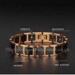 Titanium,Ceramic Mens Bracelet