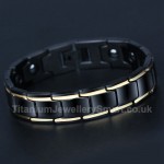 Titanium Black Mens Bracelet