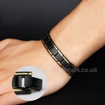 Titanium Black Mens Bracelet