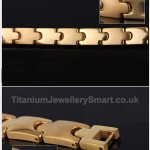 Titanium Golden Bracelet