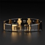 Titanium,Ceramic Golden Bracelet