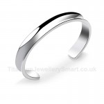 Titanium Mens Concave Mens Bracelet