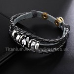 Leather Unisex Weave Retro Bracelet