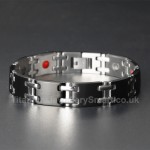 Titanium Mens Golden Bracelet