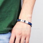 Titanium Sport Mens Bracelet