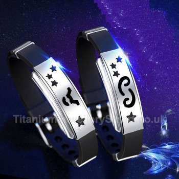 Titanium Black Mens Bracelet