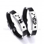 Titanium Black Mens Bracelet