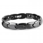 Ceramic Black Mens Bracelet