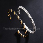 Titanium Unisex Retro Bracelet