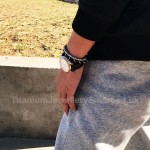 Titanium Unisex Retro Bracelet