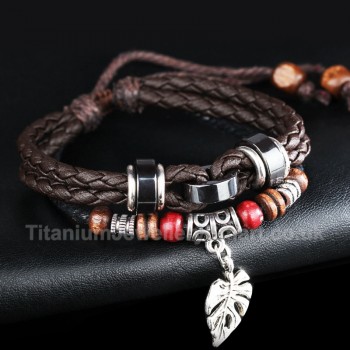 Leather Unisex Retro Bracelet