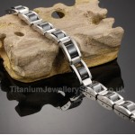 Titanium Black Mens Bracelet