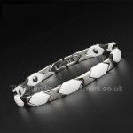 Titanium,Ceramic Unisex Bracelet