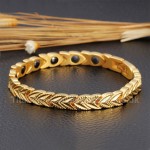 Titanium Golden Bracelet