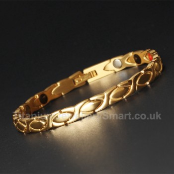 Titanium Womens Rose Gold Bracelet