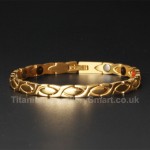 Titanium Womens Rose Gold Bracelet