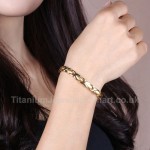 Titanium Womens Rose Gold Bracelet