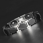 Titanium,Ceramic Mens Bracelet