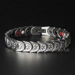 Titanium Mens Golden Bracelet