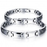 Titanium Mens Cross Bracelet