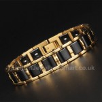 Titanium,Ceramic Mens Bracelet