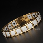 Titanium,Ceramic Mens Bracelet