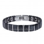 Titanium,Ceramic Mens Bracelet