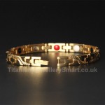 Titanium Mens Cross Bracelet