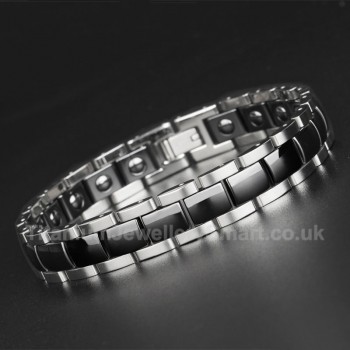 Titanium,Ceramic Mens Bracelet