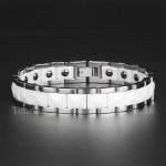 Titanium,Ceramic Mens Bracelet