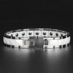 Titanium,Ceramic Mens Bracelet