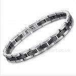 Titanium,Ceramic Womens Bracelet